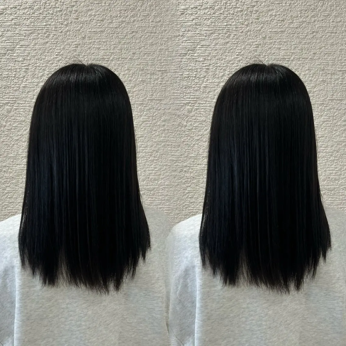 ロング カラー ヘアカラー トリートメント ヘッドスパ ヘアセット ベージュ/つや髪/ レイヤー／ゆいなのヘアスタイル