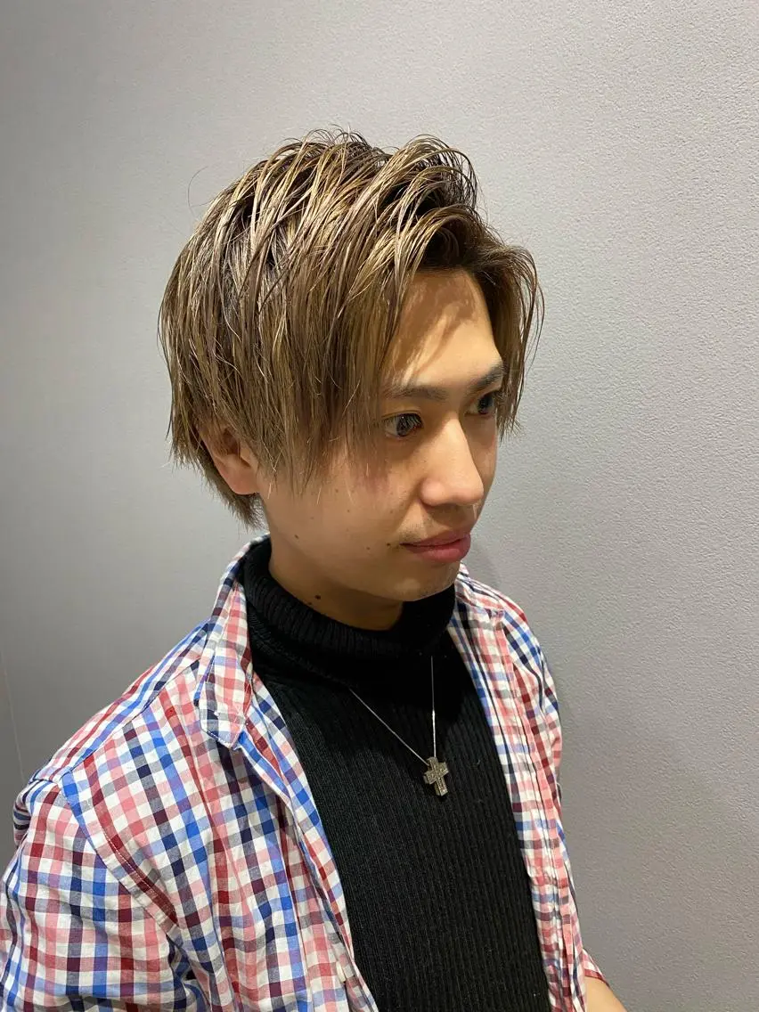 【メンズ限定クーポン✨】カット＋カラー＋パーマ🔥⚡️💧の写真