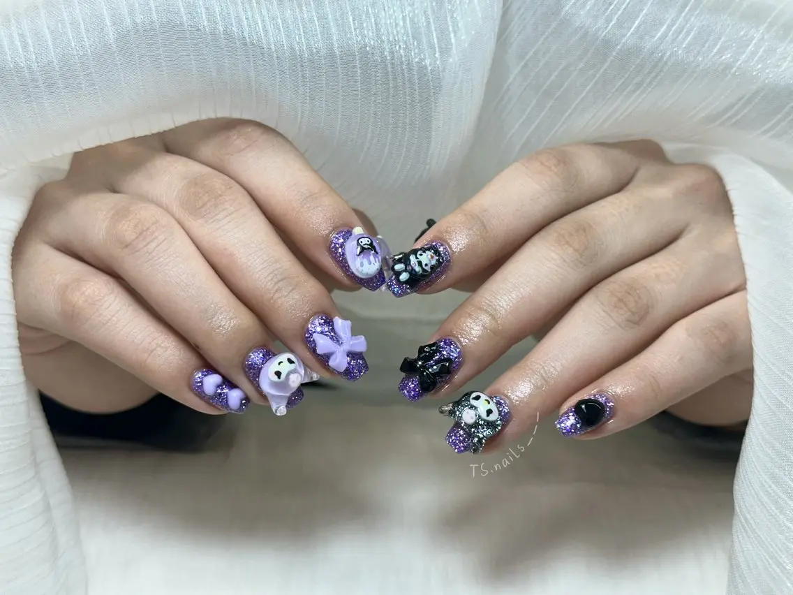 ネイル キラキラネイル マグネットネイル 持ち込み シンプルネイル TS. nails___のネイルデザイン