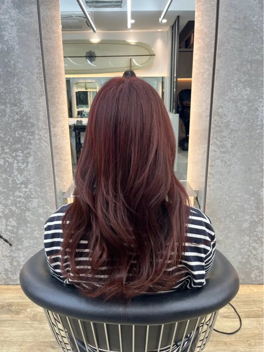 ロング カット ヘアカラー トリートメント オリーブベージュ/ボ ブ縮毛矯正たまき🧡のヘアスタイル