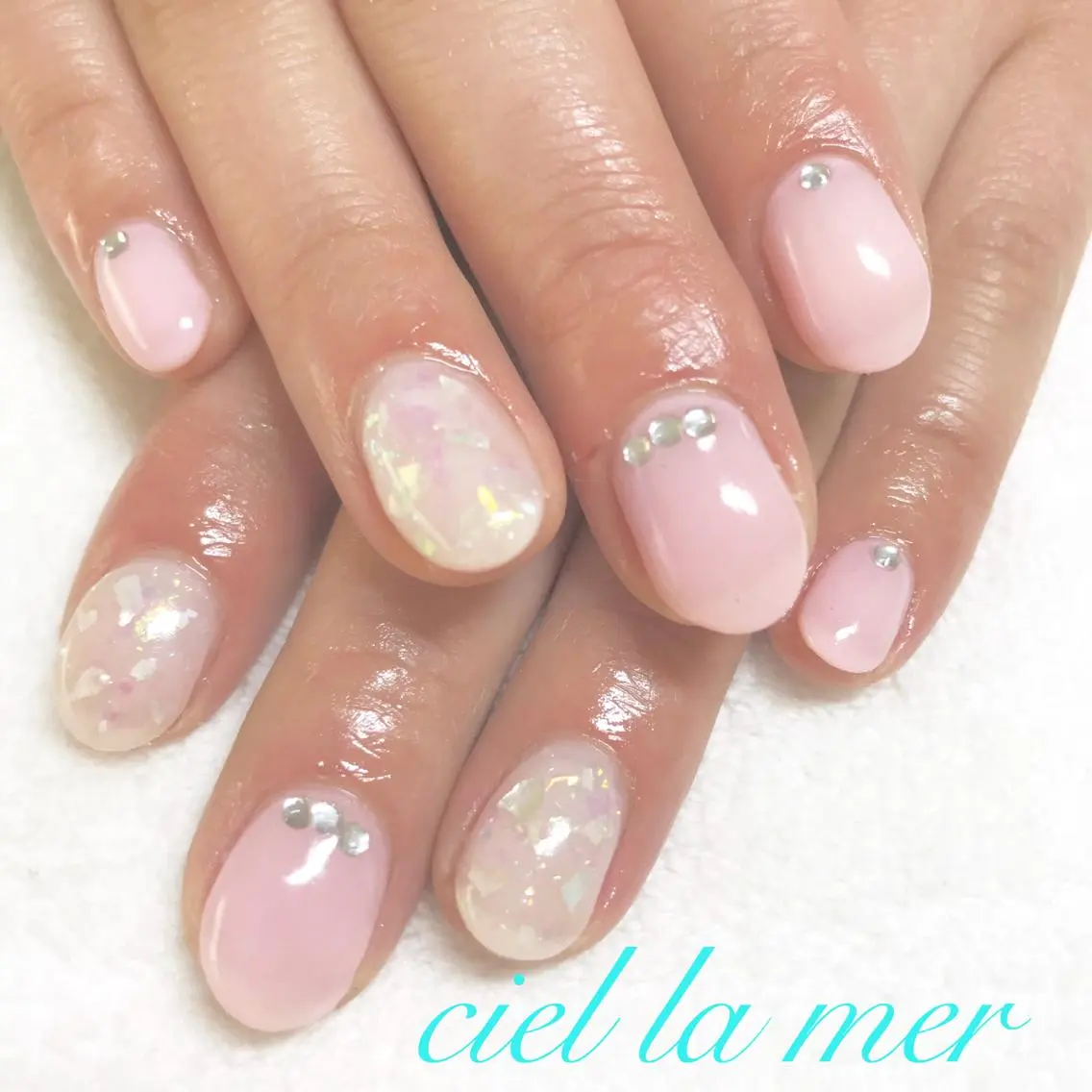 ネイル ハンドネイル フットネイル ciel la merのネイルデザイン