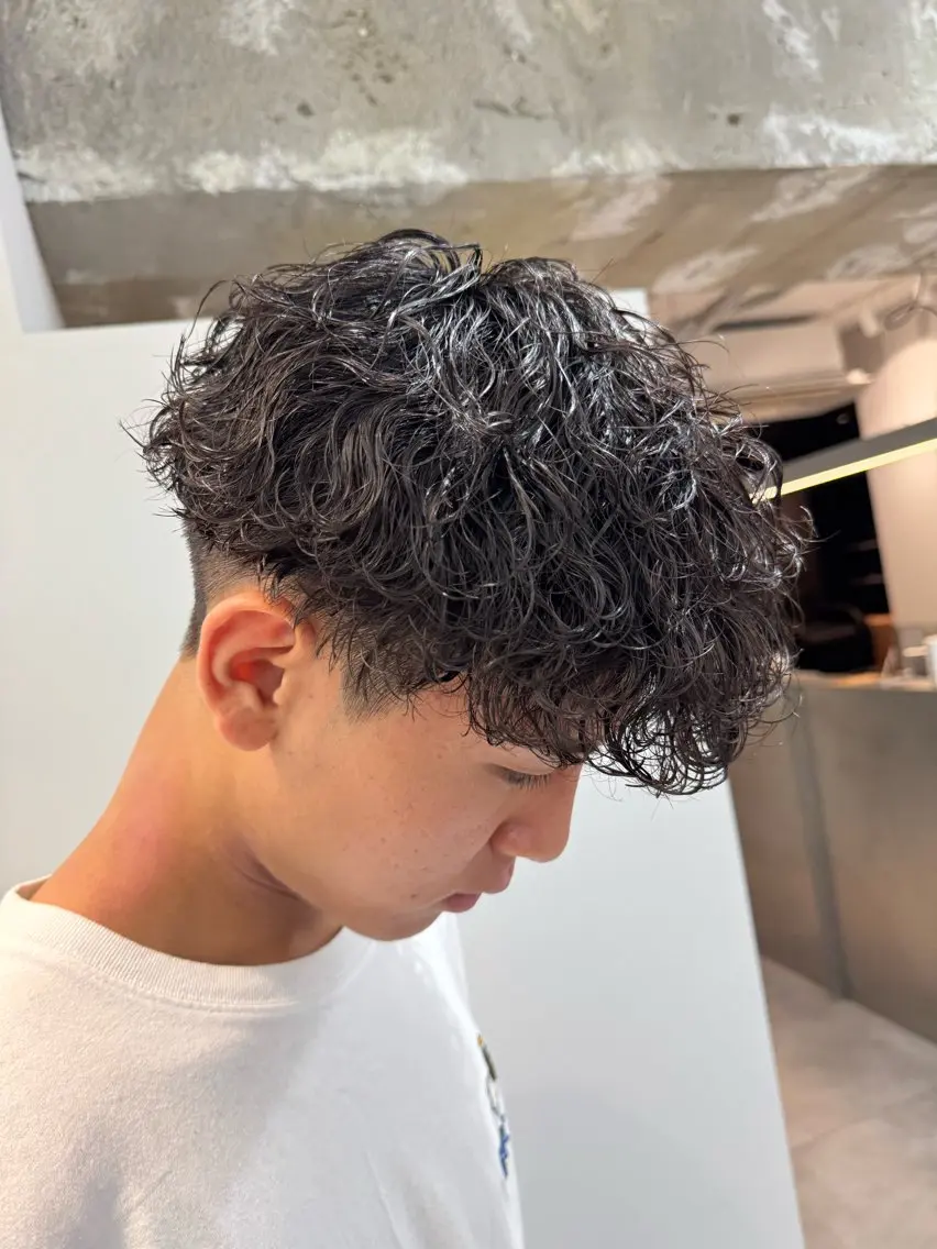 パーマ メンズ メンズパーマ 波巻きパーマ カット パーマ 大宮メンズ特化/パー マ職人/小川藍人のヘアスタイル