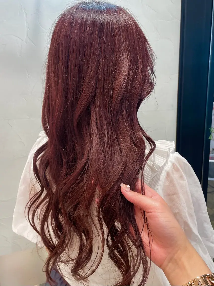 ロング 💎【ちゅるんカラ ー】あいみ💎のヘアスタイル