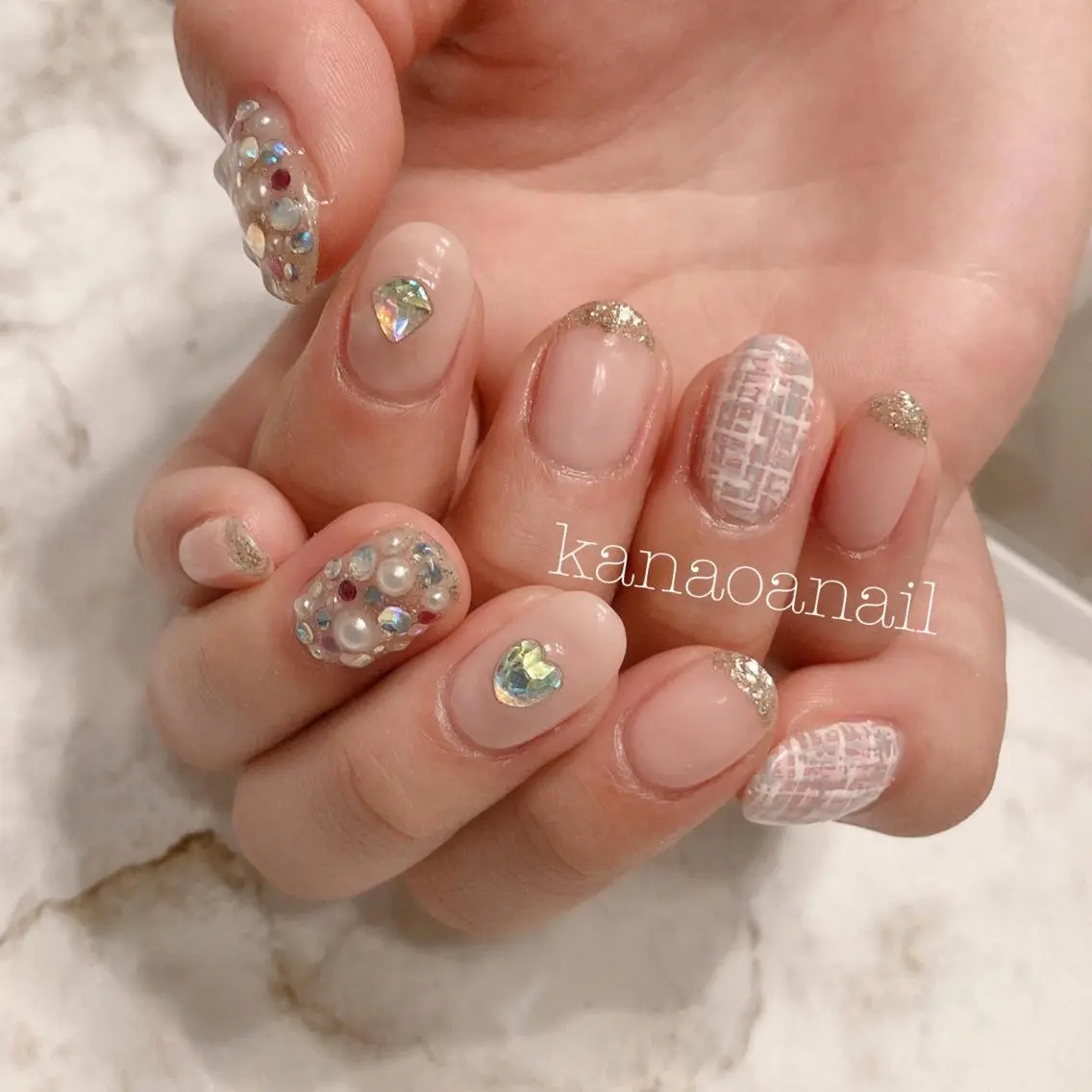 ネイル 地爪育成💅 kanaoanailのネイルデザイン