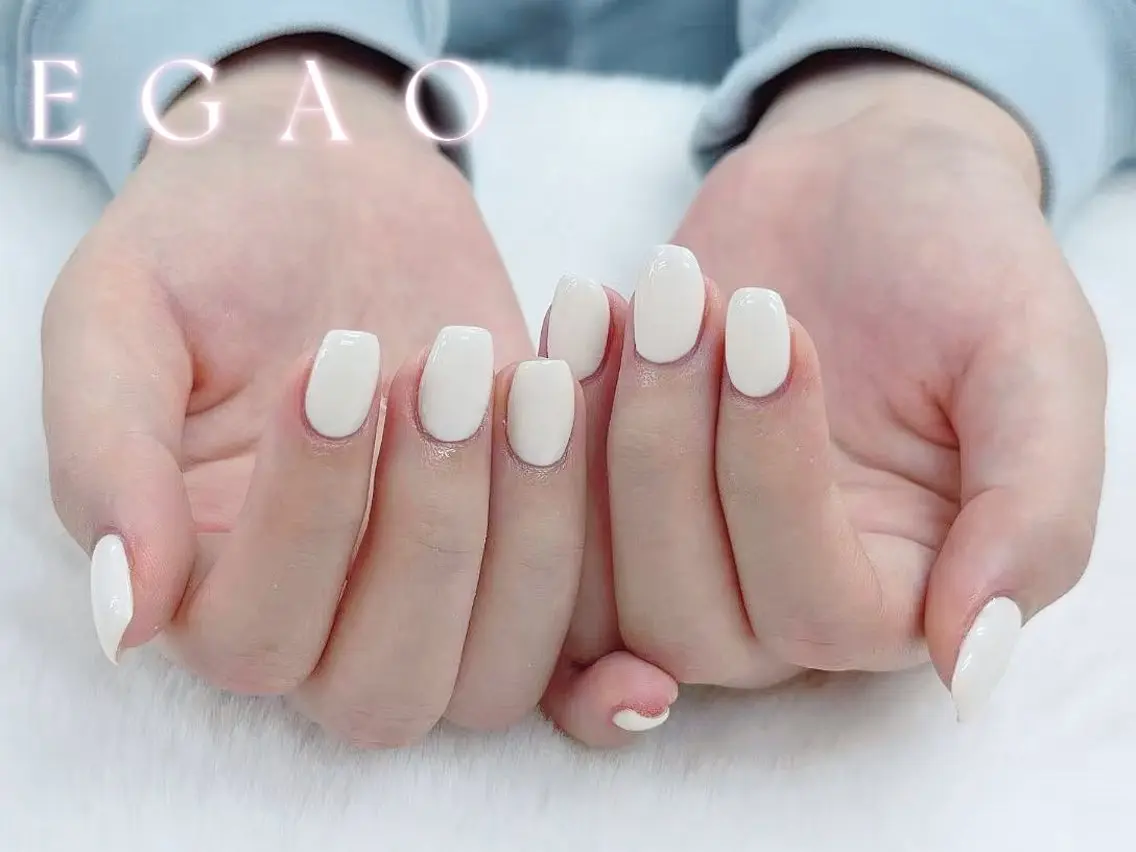 ネイル 長さ出し ジェルネイル 韓国ネイル マグネットネイル 持ち込み ハンドネイル EGAO NAIL 錦糸町店のネイルデザイン
