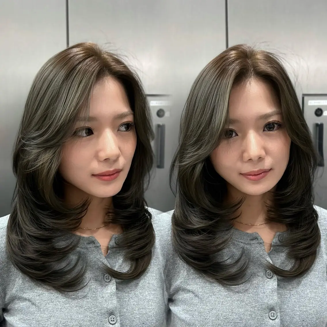 ロング レイヤーカット ヘアカラー トリートメント 大人レイヤー/艶美髪 🇺🇸TOMONAのヘアスタイル