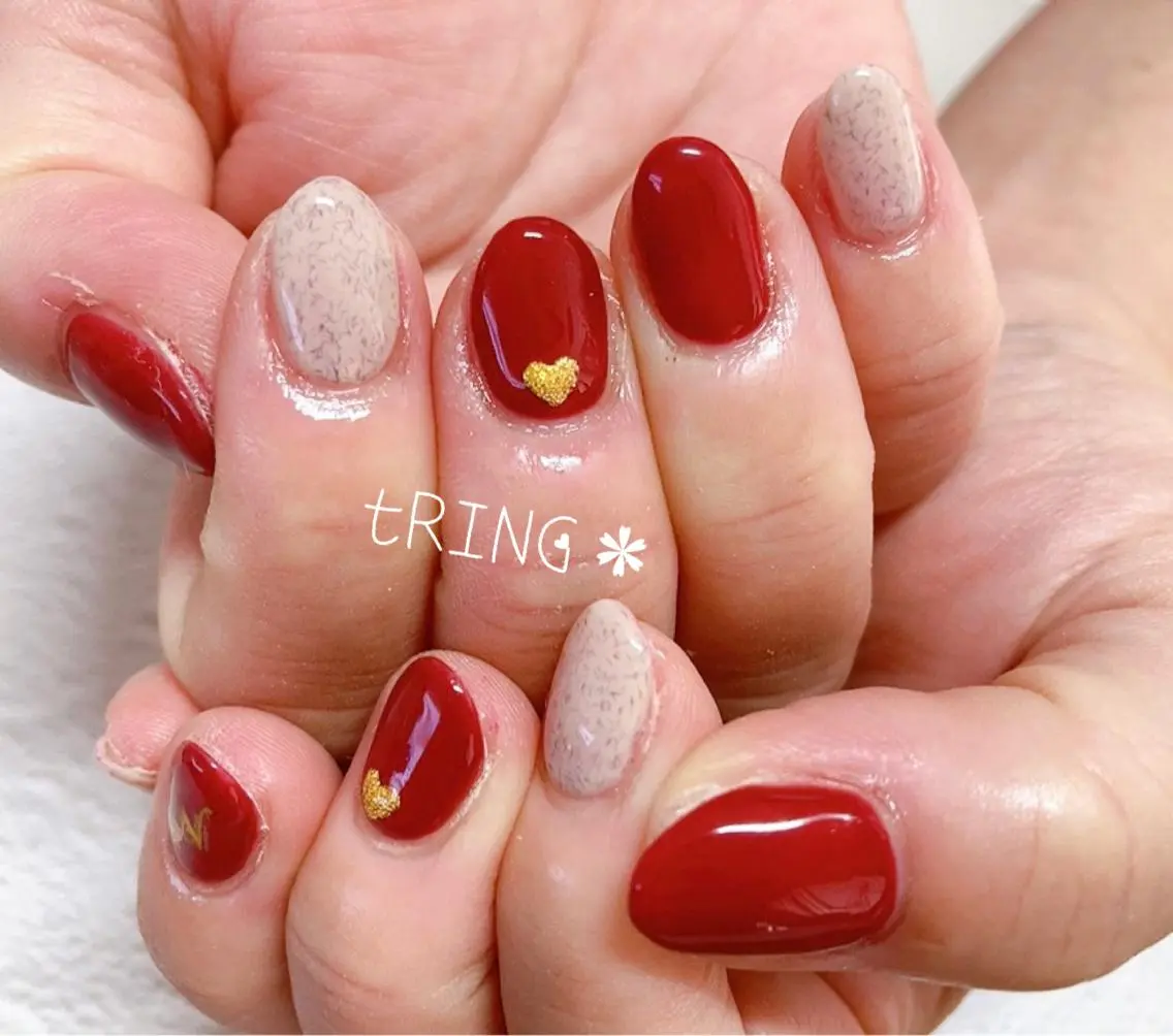 ネイル ハンドネイル tRING* しいの木台のネイルデザイン