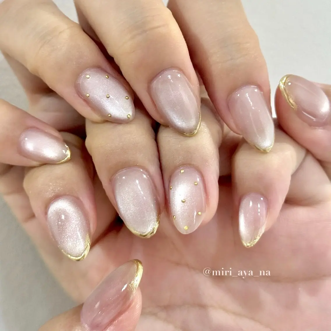 ネイル ハンドネイル 新宿代々木/キレイめ ちゅるん/miriのネイルデザイン
