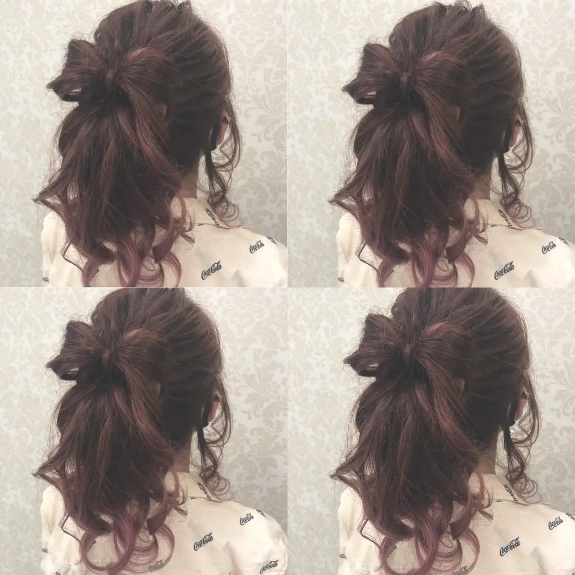セミロング ヘアアレンジ ポニーテール ヘアセット 🌷MAYU 🌷のヘアスタイル