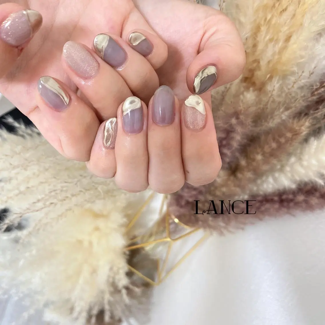 ミディアム ハンドネイル Lance nailのネイルデザイン