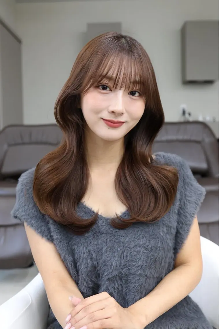 【 4月限定✨️】カット✂️＋ワンカラー🩶(シャンプー、ブロー込み)※ブリーチ無しの写真