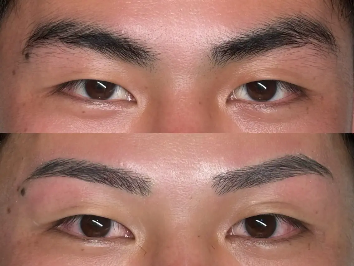 『9月29日18時』メンズ眉毛ワックス➕眉毛カットの写真