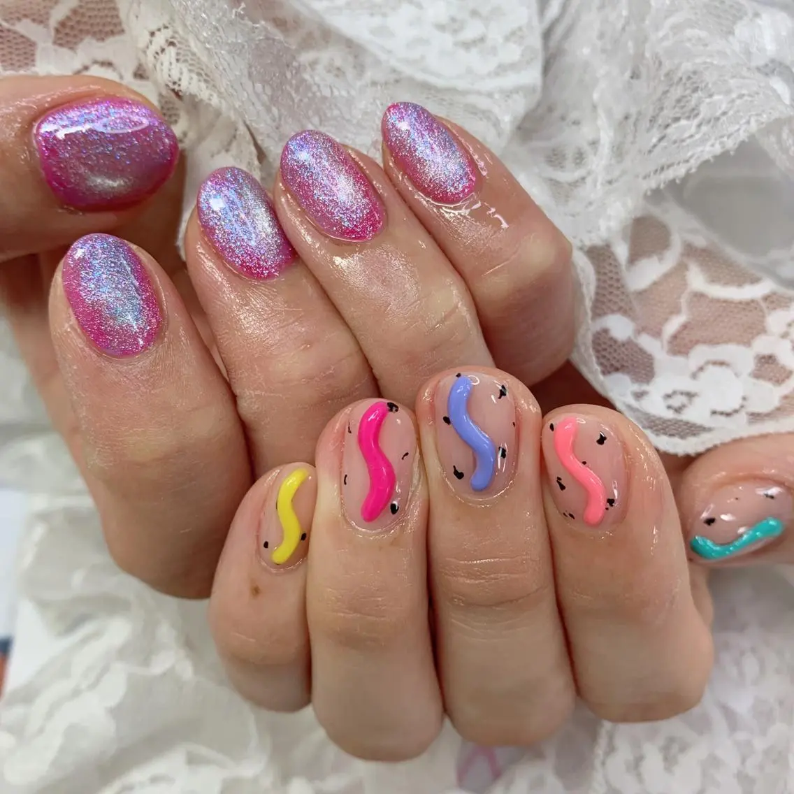 ネイル ハンドネイル La neige* yuki 🐩🌙のネイルデザイン