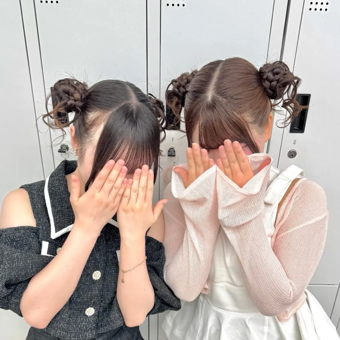 ロング ヘアアレンジ ヘアセット ヘアメ🎀ハイトーン 🩵エクステ🪄しほのヘアスタイル