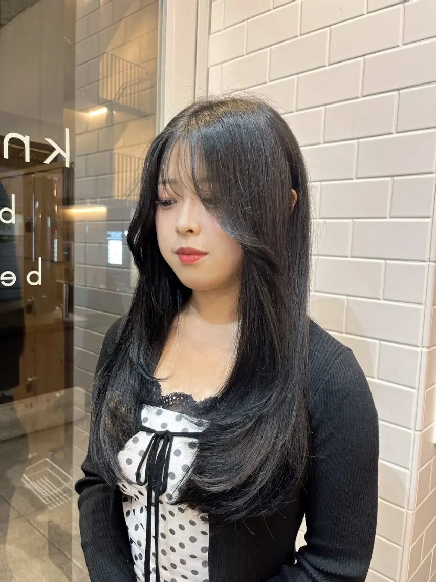 ブリーチなし透明感カラー🩷🩵モデル様限定でトリートメントつけます🎀の写真
