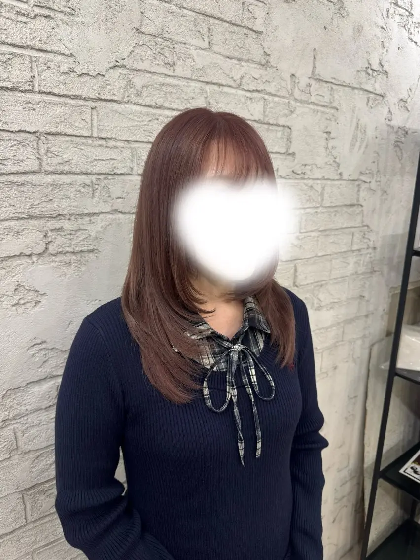 【平日限定】🍀レイヤーカット（3cm以上）➕ワンカラー➕トリートメント🍀 10/19、26、29限定 20:00​〜​の写真