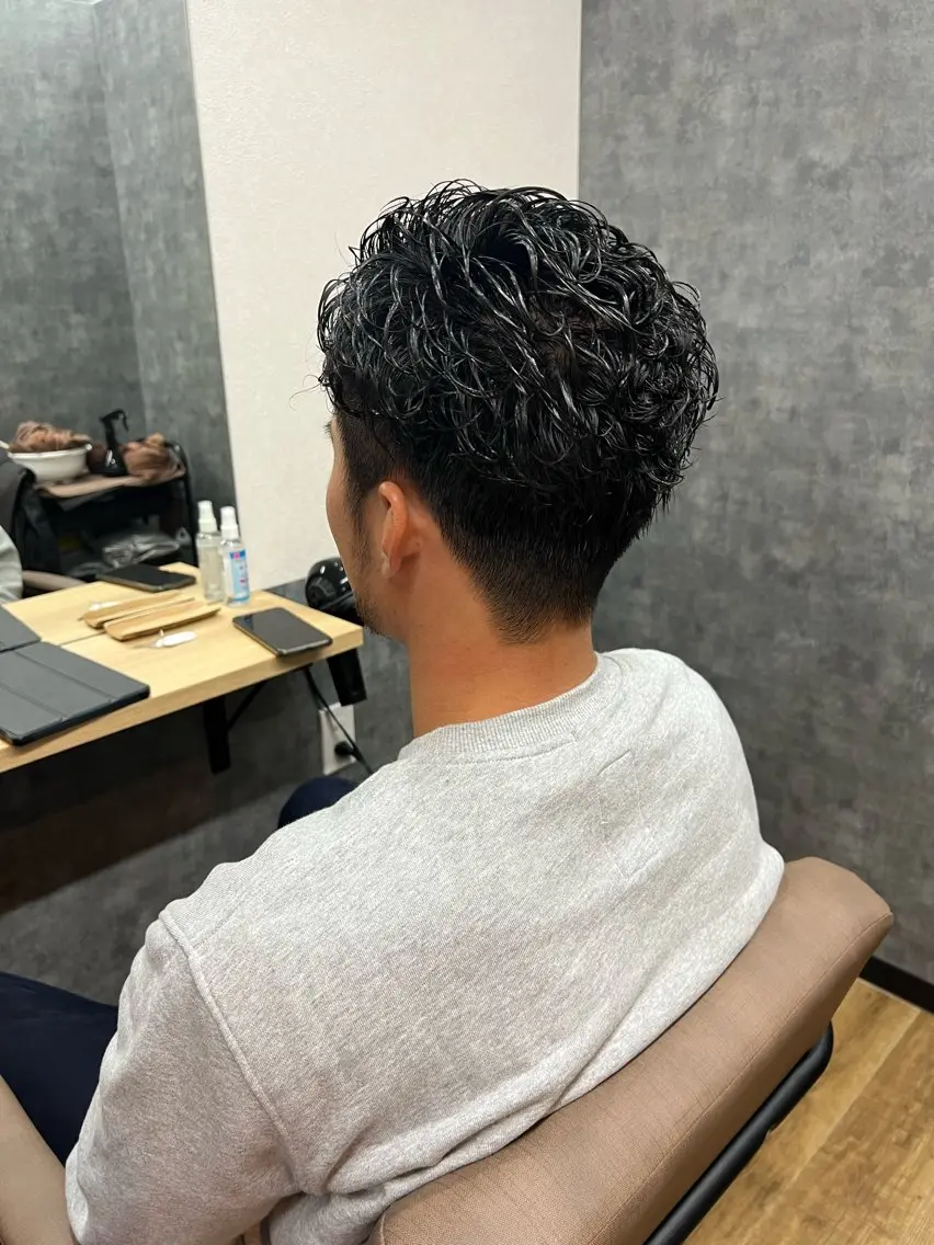 メンズ 登 愛のヘアスタイル