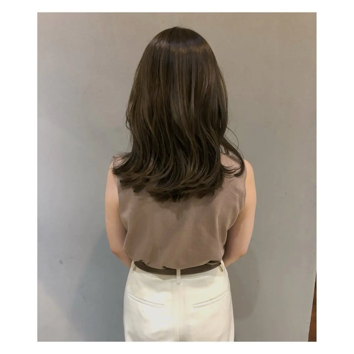 セミロング カラー パーマ ヘアアレンジ カット ヘアカラー トリートメント 湯浅 直樹のヘアスタイル