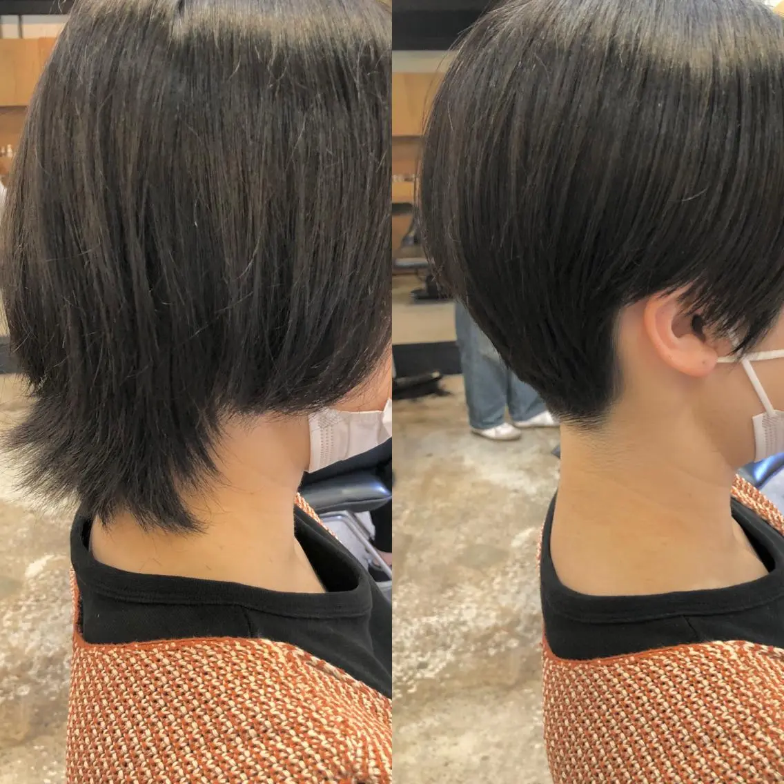 ショート カラー 骨格診断🍃ショート /ショートボブ✨岡元のヘアスタイル