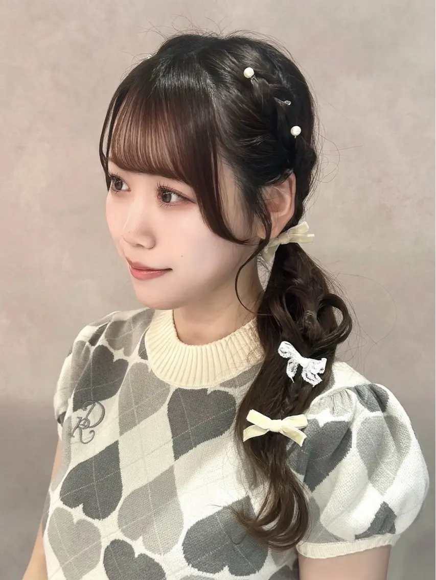 💍ハートアレンジ・カチモリヘアセットの写真