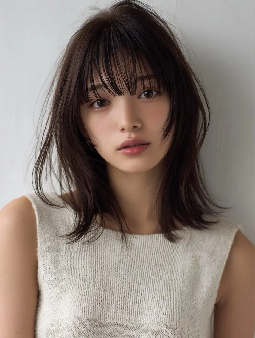 ミディアム KNOWHOW/思川 阿耶のヘアスタイル