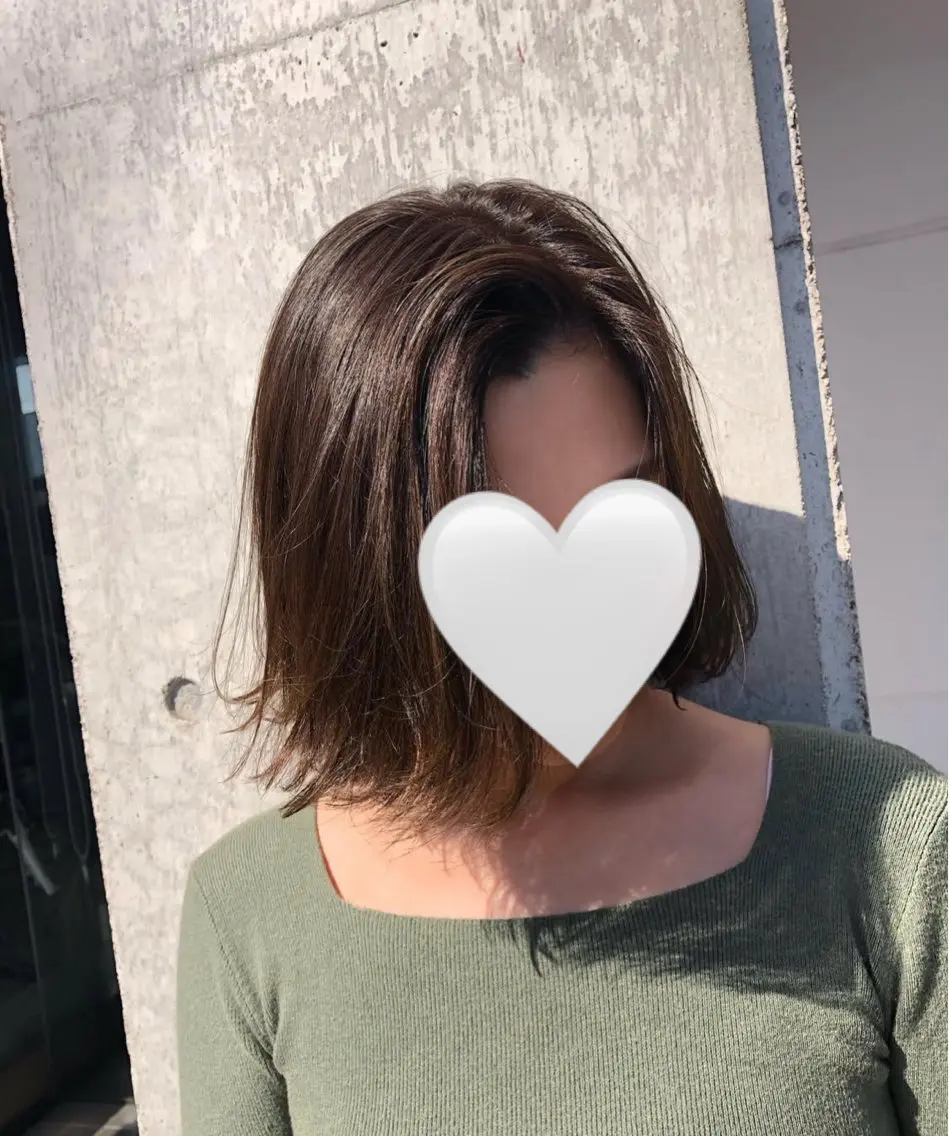 ショート カラー 切りっぱなしボブ ベージュカラー ボブ カット 【nook’】 maiのヘアスタイル