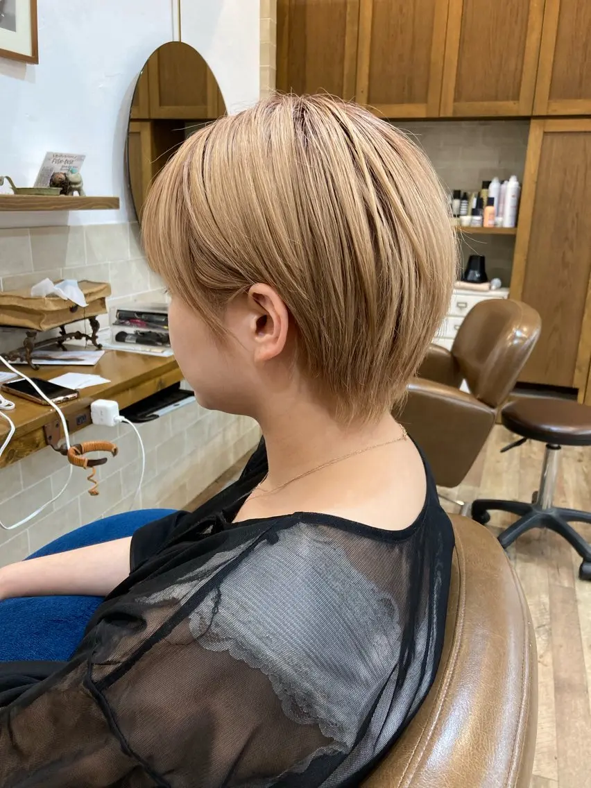ダブルリタッチ(根元染め2回)+カット+トリートメント(メンズorレディース)の写真