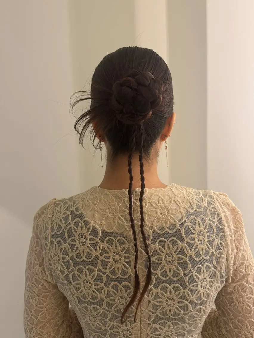 ロング ヘアセット 内沼 恵留菜のヘアスタイル