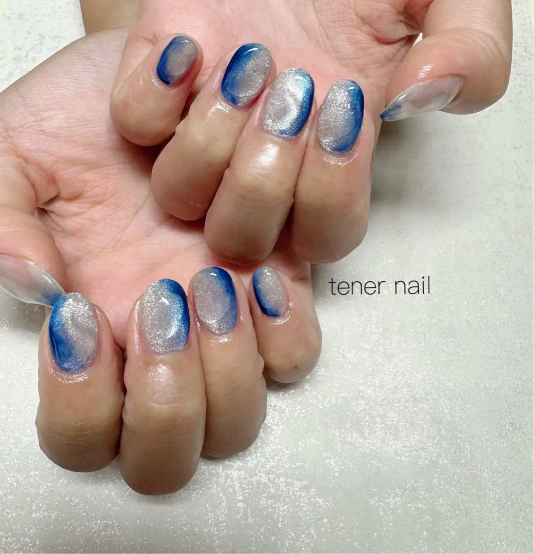 ネイル マグネットネイル ぷっくりネイル ハンドネイル テネルネイル tener nailのネイルデザイン