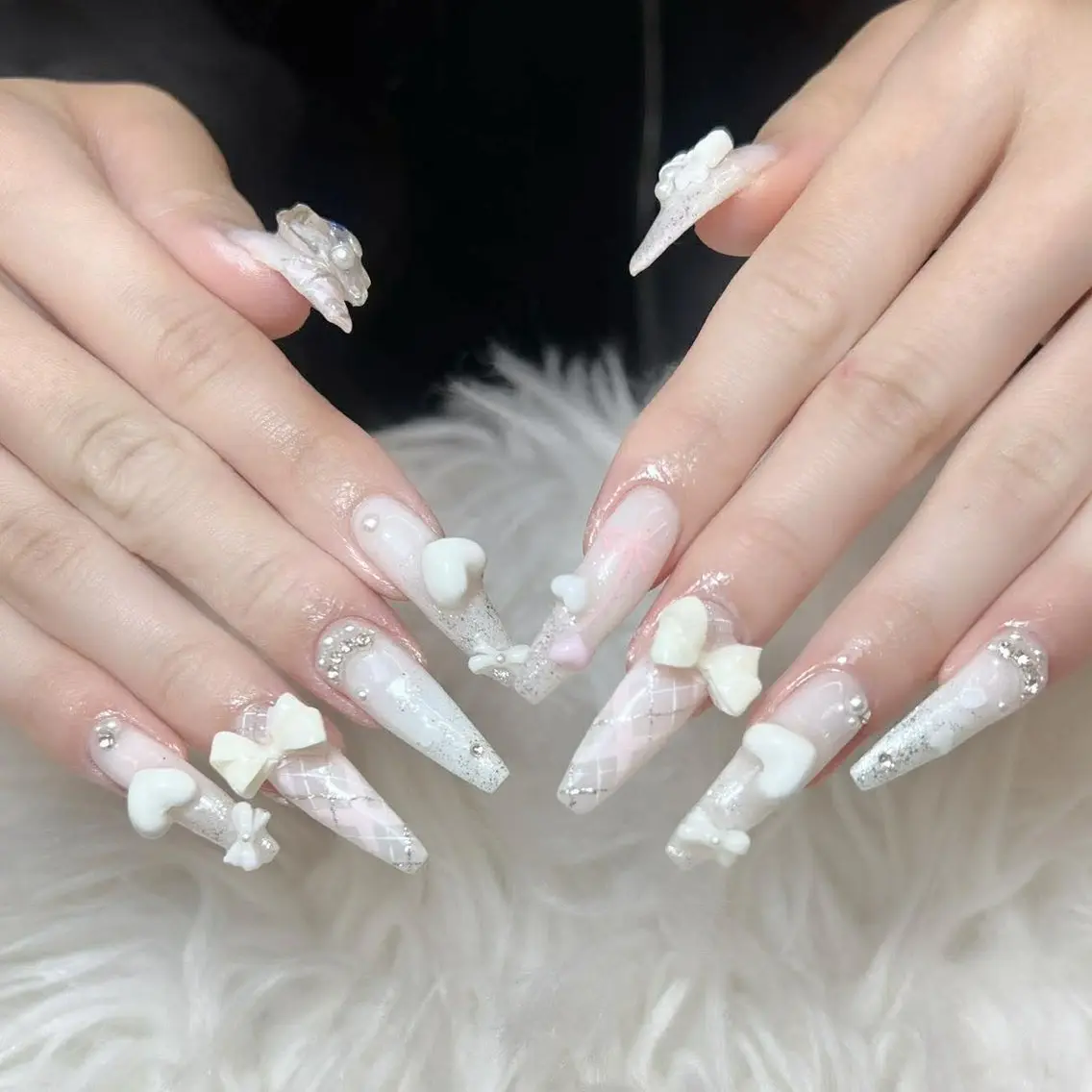 ネイル ハンドネイル ANH ゴテゴテネイルのネイルデザイン