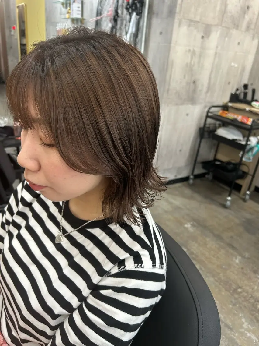 ミディアム sunny side 大名　りょう👸🏼のヘアスタイル