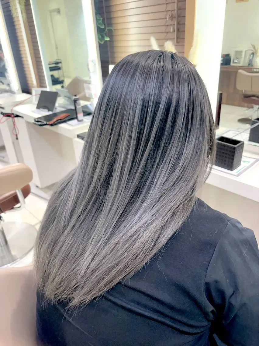 ロング カラー バレイヤージュ 髪質改善 レイヤーカット ヘアカラー トリートメント 大宮/バレイヤージュ 髪質改善/澤田隆誠のヘアスタイル