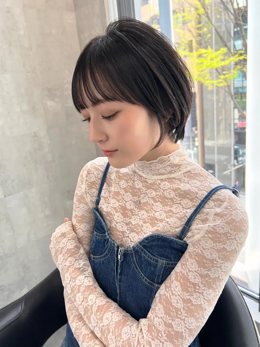 【‼️期間限定‼️】ショートボブ無料カットモデル💖の写真