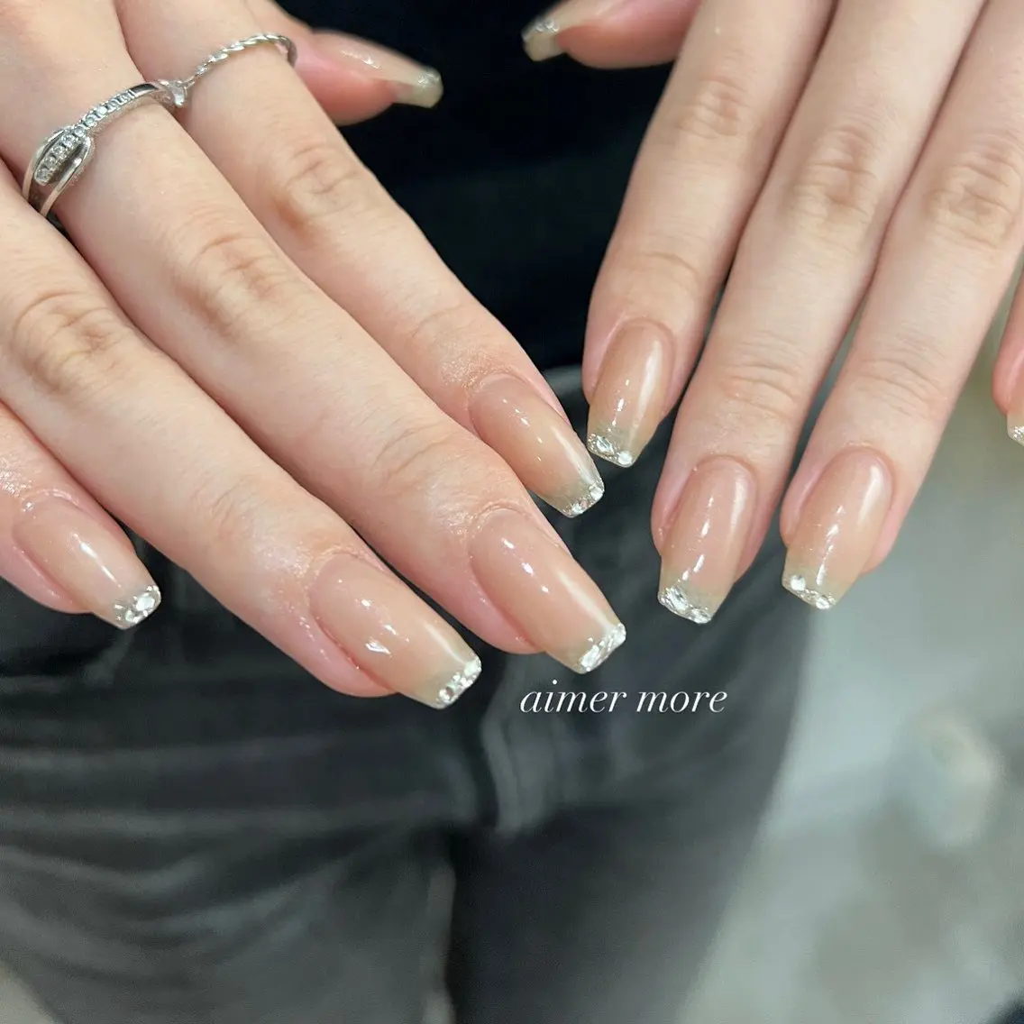 ネイル ハンドネイル NAGISA🧁🎀 持ち込み⌇パラジェルのネイルデザイン