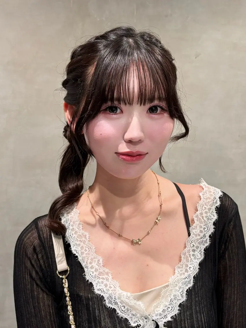ヘアアレンジ ヘアセット 透明感カラー💎 アレンジ🩰Rimiのヘアスタイル