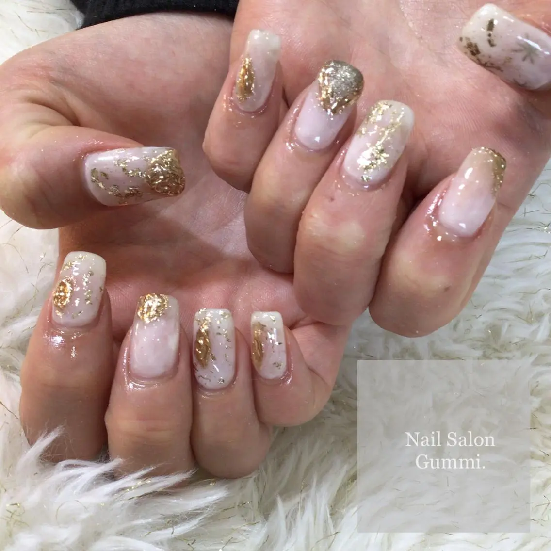 ネイル キラキラネイル 韓国ネイル ラメ(グリッター) ミラーネイル 持ち込み Nail Salon Gummi.のネイルデザイン