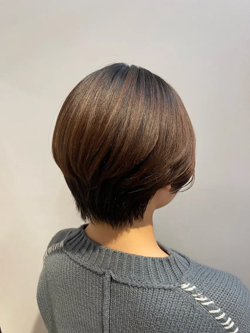 ショート ショートヘア 田中来夢 Jr.スタイリストのヘアスタイル