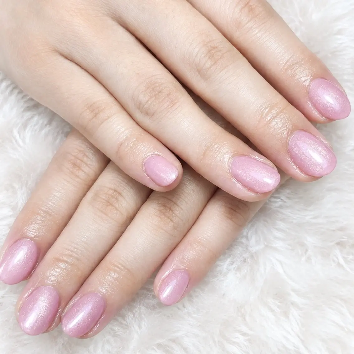 ネイル ワンカラーネイル ピンク ハンドネイル WB,nail 🤍 KOKORO のネイルデザイン