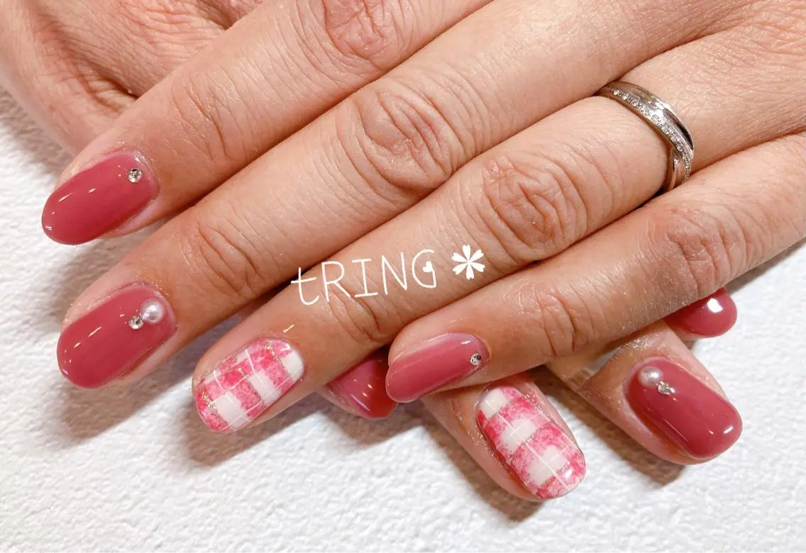 ネイル ハンドネイル tRING* しいの木台のネイルデザイン