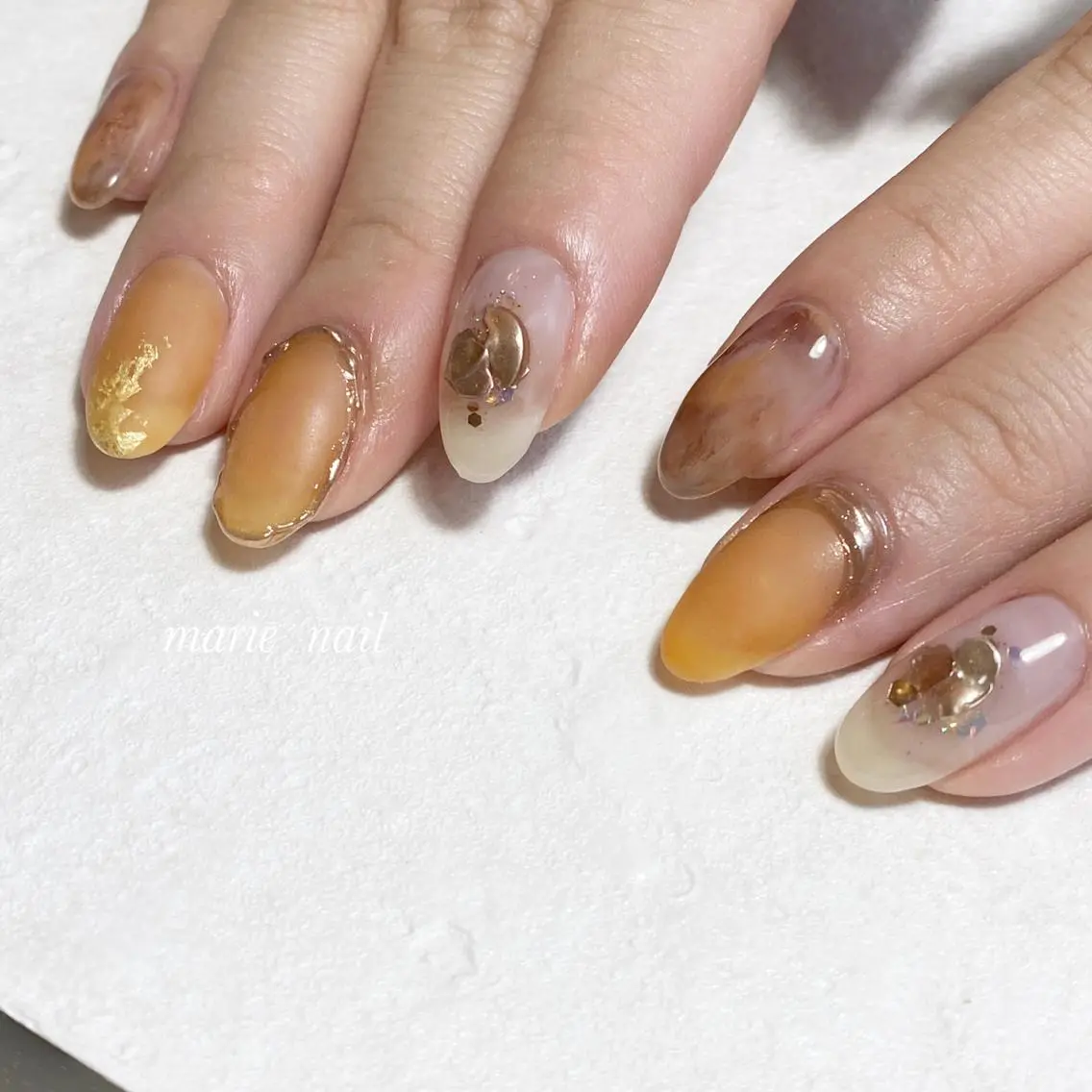 ネイル アートネイル ハンドネイル marie nailのネイルデザイン