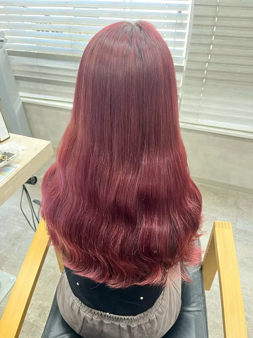 ロング カラー ヘアカラー ブリーチカラー🐭♡ moeのヘアスタイル