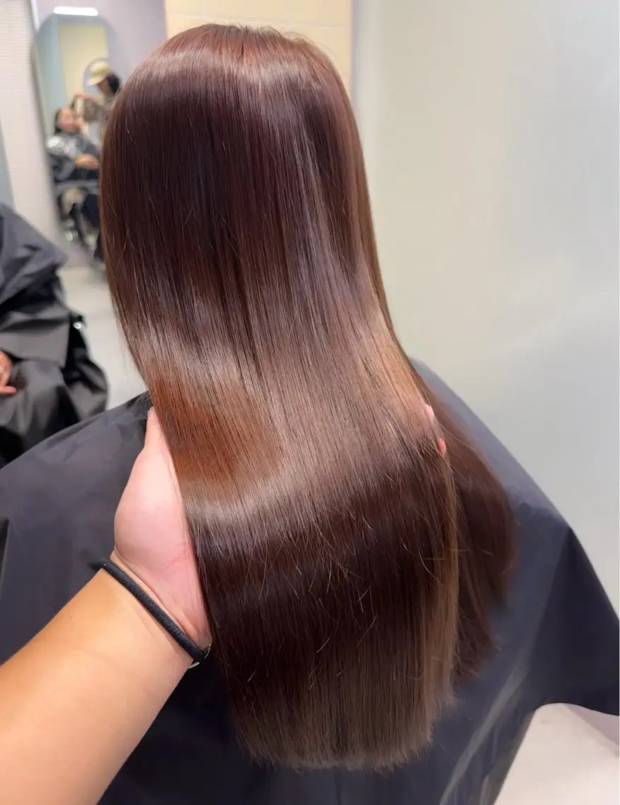 🌸初回の方限定クーポン🌸 【似合わせカット✂️+艶カラー(フルカラー)🔮+髪質改善HITAトリートメント✨】の写真