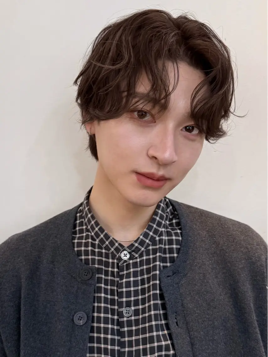 パーマ メンズ 橋口 穂乃花のヘアスタイル