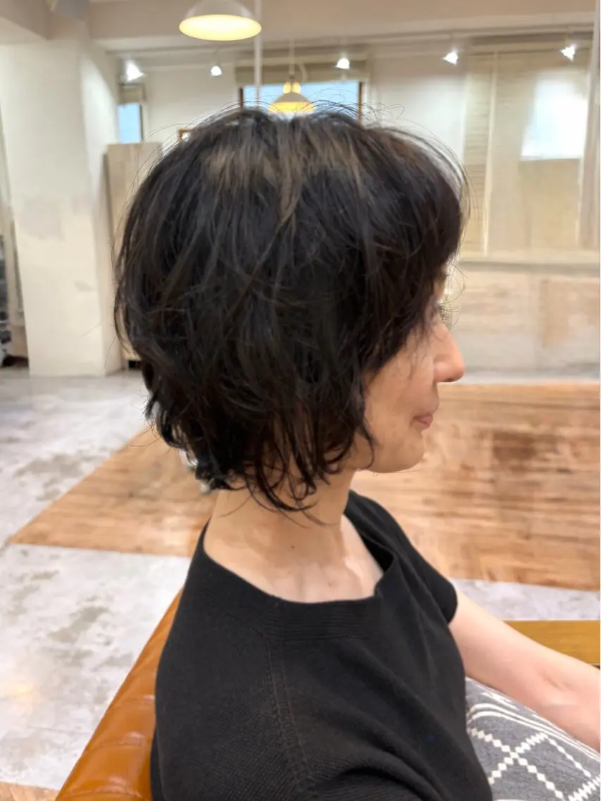 ショート カット トリートメント 松下 倫子のヘアスタイル