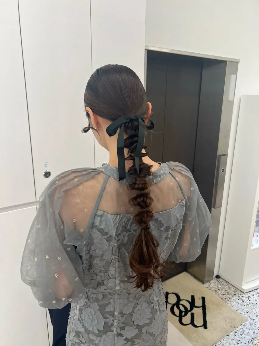 ヘアアレンジ ヘアセット アレンジ/ブラウン カラー HARU🕯のその他イメージ