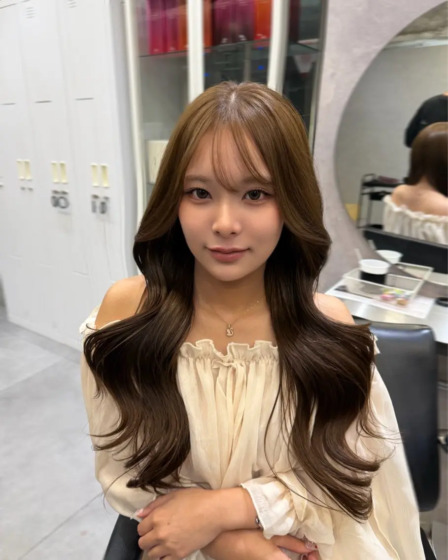 カラー ヘアカラー Aya/大阪梅田 /艶カラーのヘアスタイル