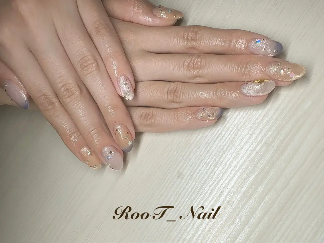 ネイル マグネットネイル ハンドネイル RooT Nailのネイルデザイン