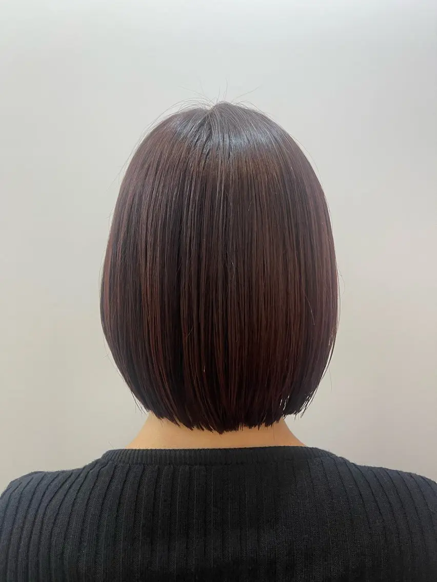 ショート ボブ 似合わせカット サラ艶&艶髪系✨ Ayane/心斎橋のヘアスタイル