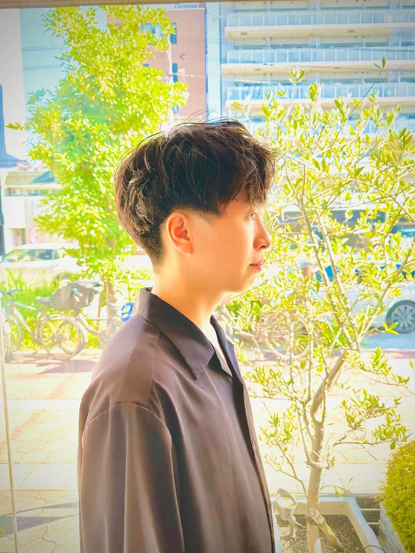 ショート メンズ カット 【creer】 Haruのヘアスタイル