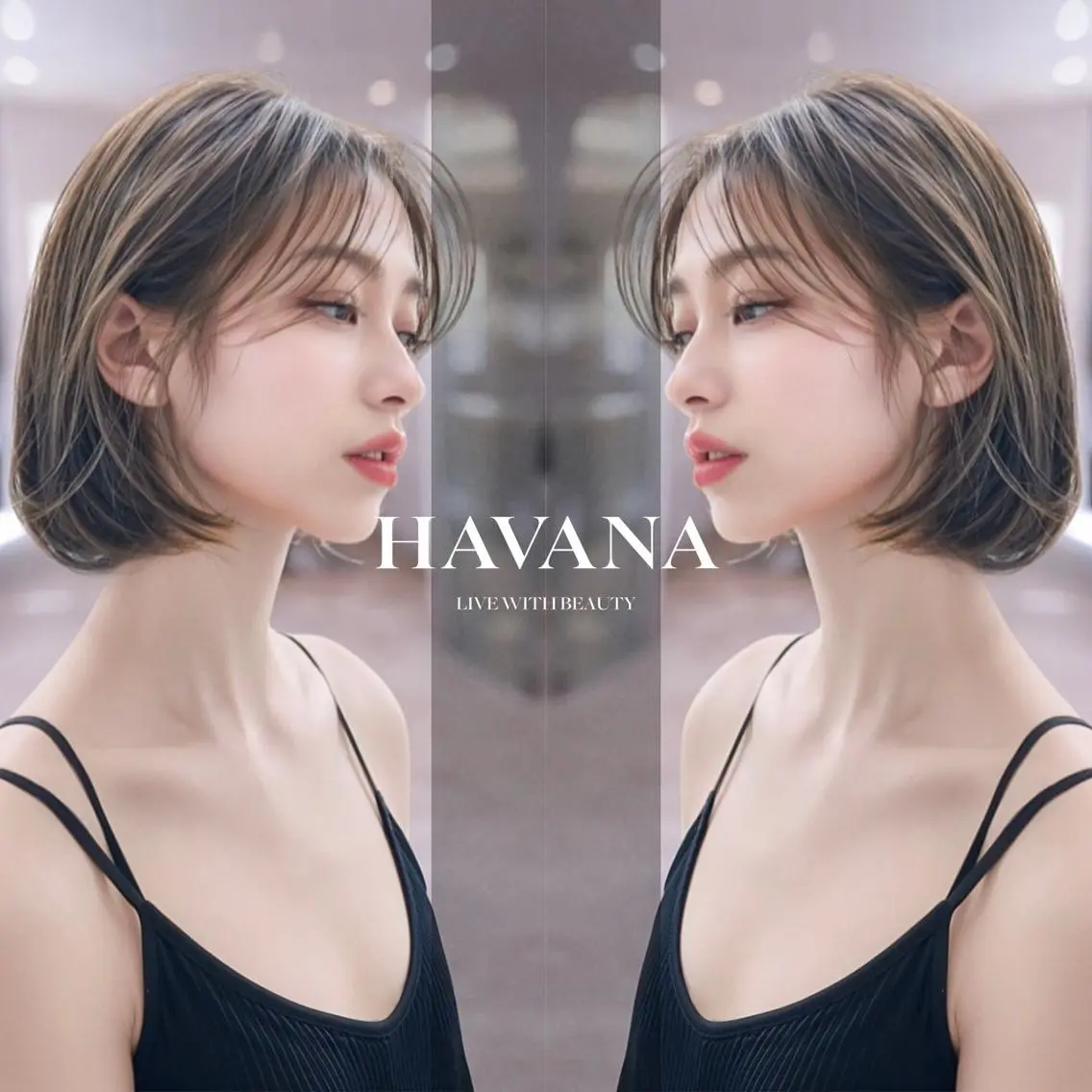 ショート カラー カット ヘアカラー トリートメント １HAVANA.渋谷 【レイヤー/韓国】のヘアスタイル